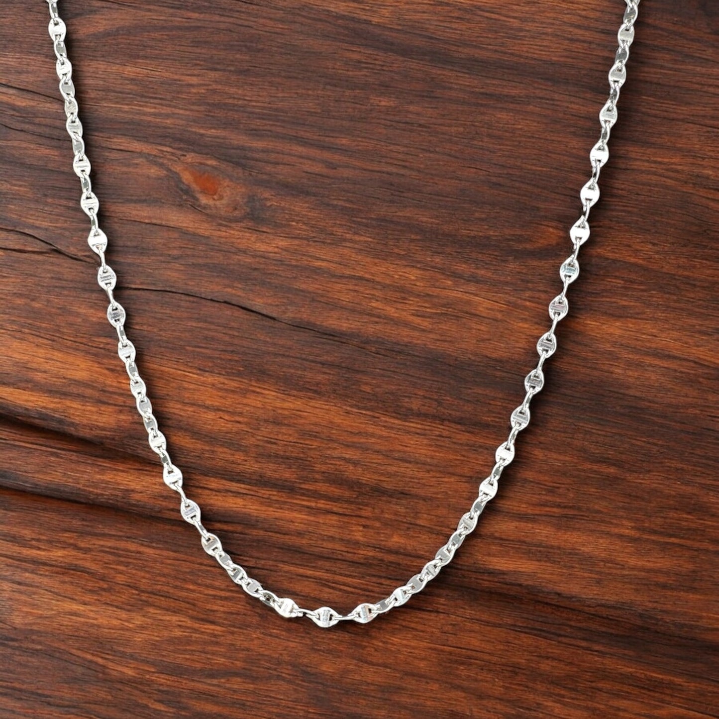CADENA MARINERA EN PLATA MEXICANA .925
