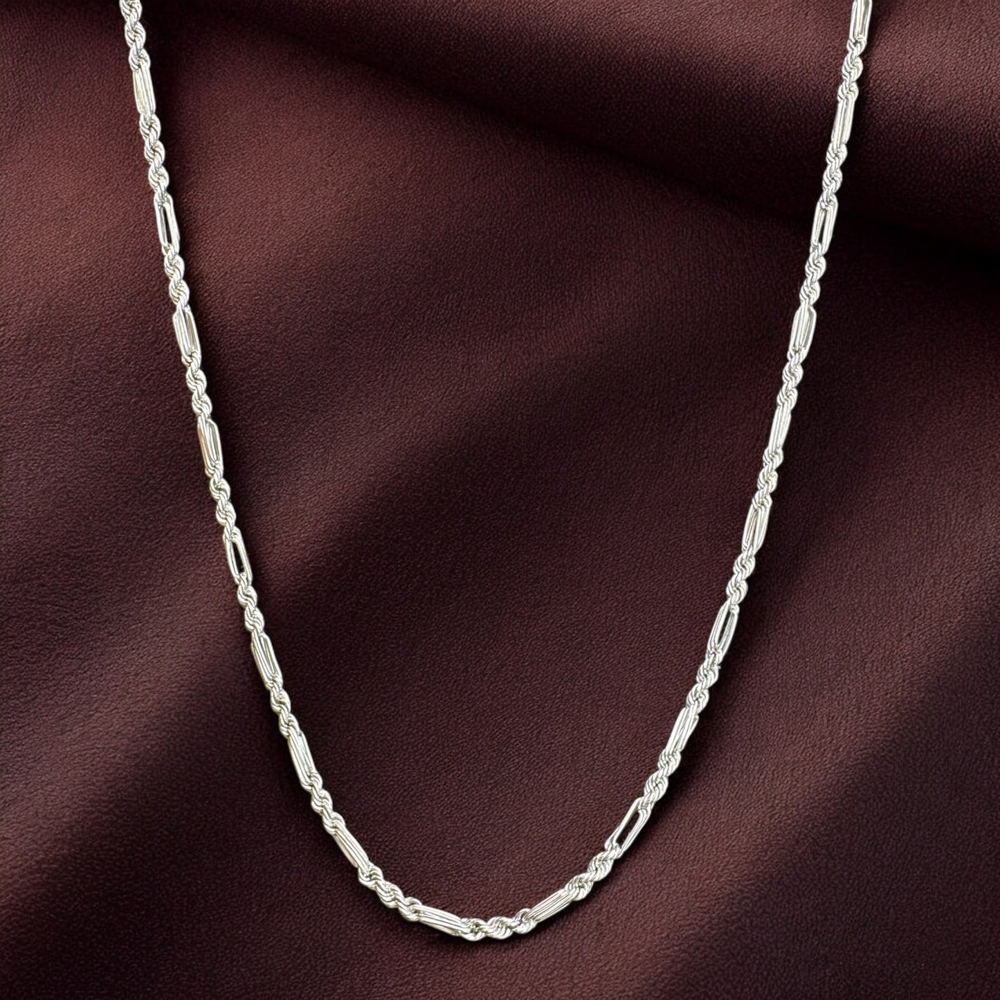 CADENA DE PLATA MEXICANA .925 CON RODIO.