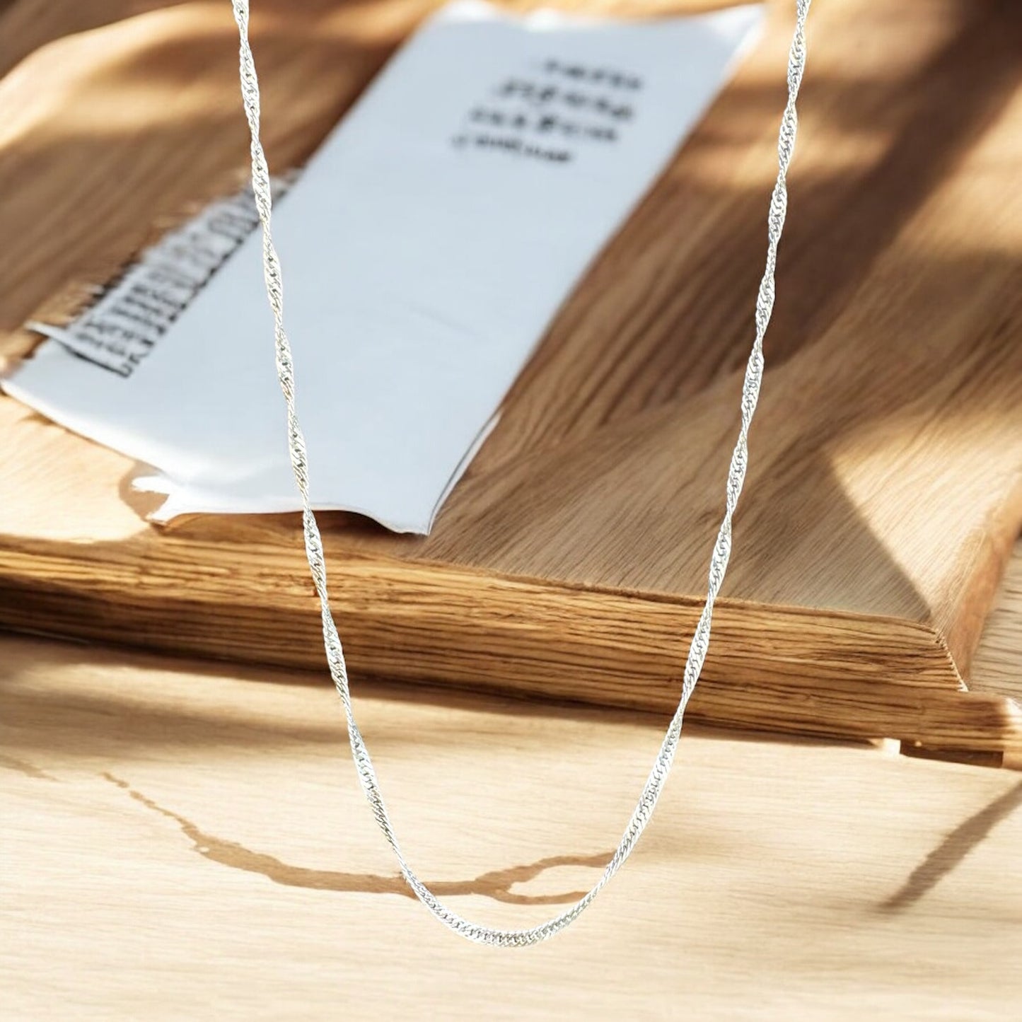 CADENA TORSAL SEGUIDA EN PLATA MEXICANA