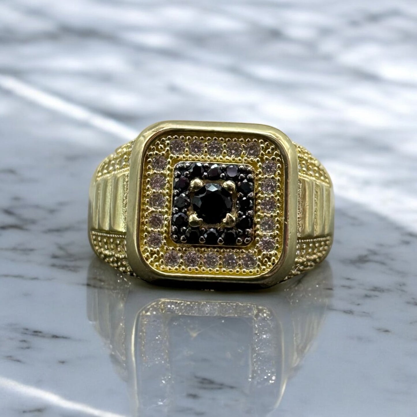ANILLO PARA CABALLERO EN ORO MEXICANO 10 K