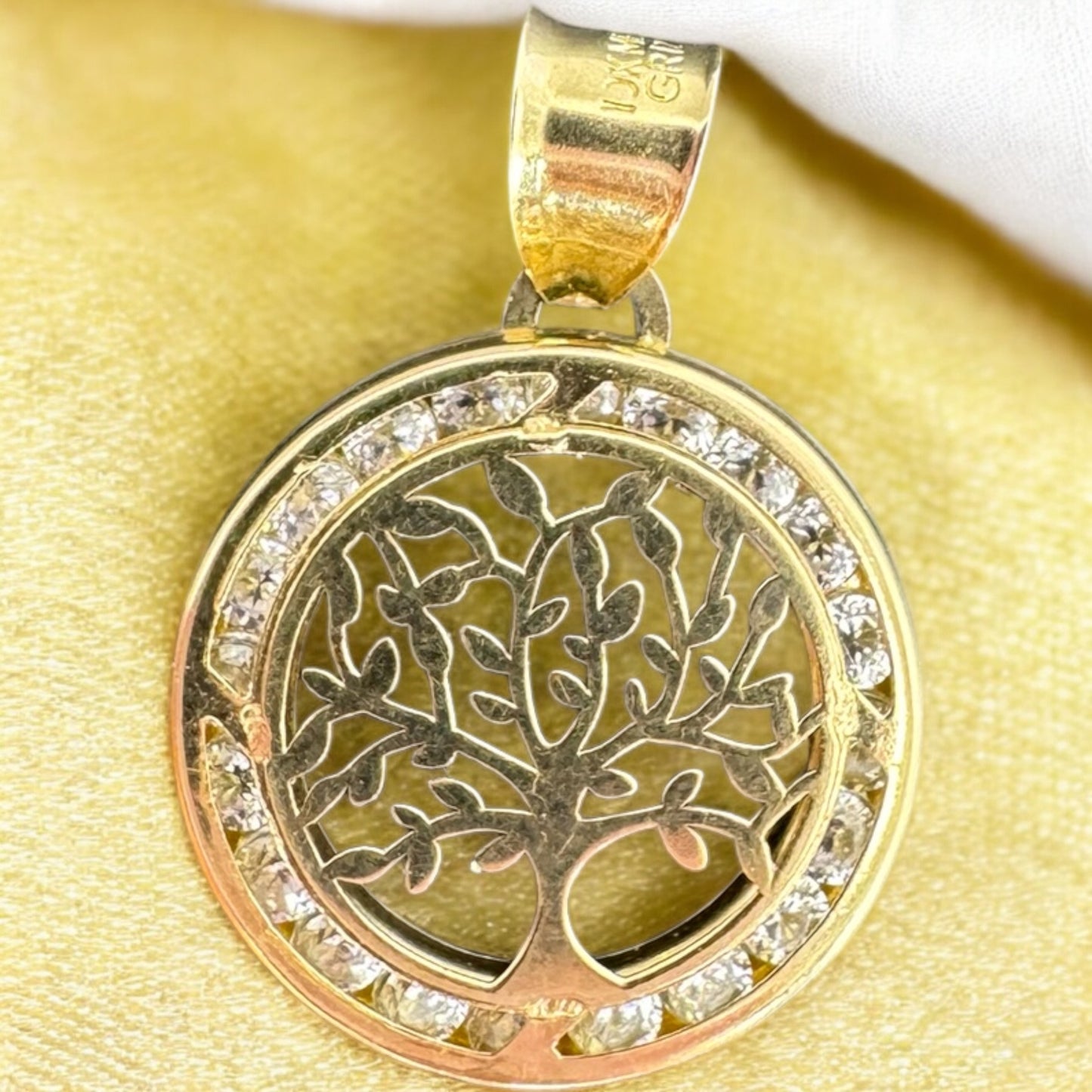 DIJE ARBOL DE LA VIDA EN ORO MEXICANO 10 K