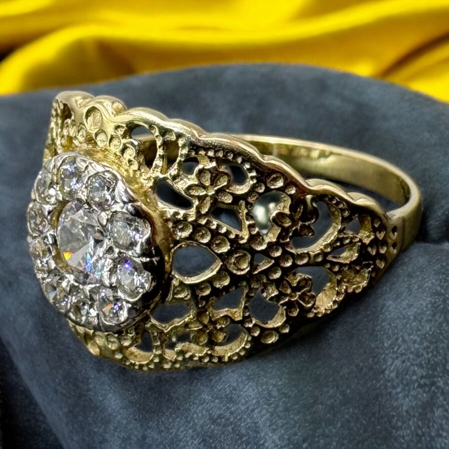 ANILLO PARA DAMA EN ORO MEXICANO 10 K