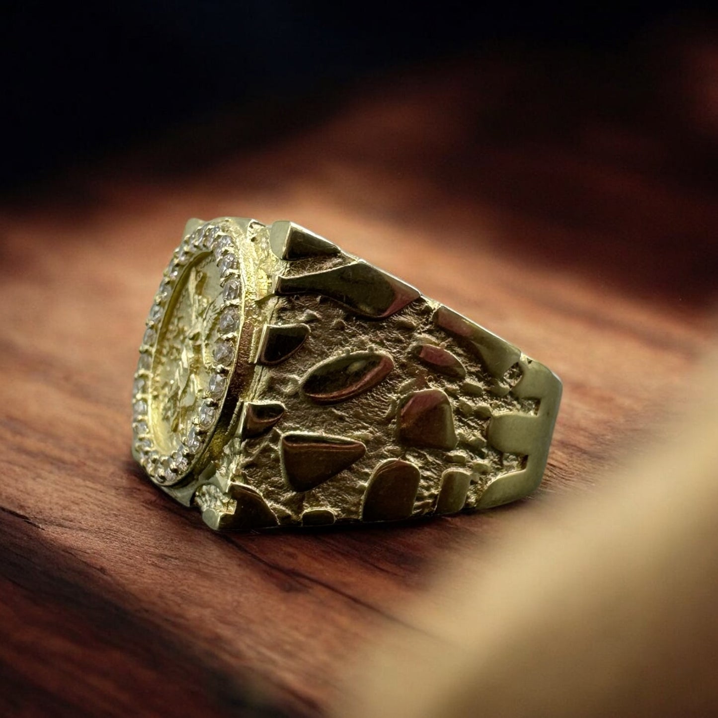 ANILLO CENTENARIO PARA CABALLERO EN ORO MEXICANO 10 K