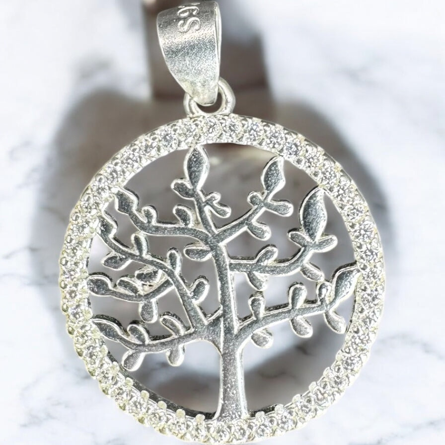 DIJE ARBOL DE LA VIDA EN PLATA MEXICANA .925