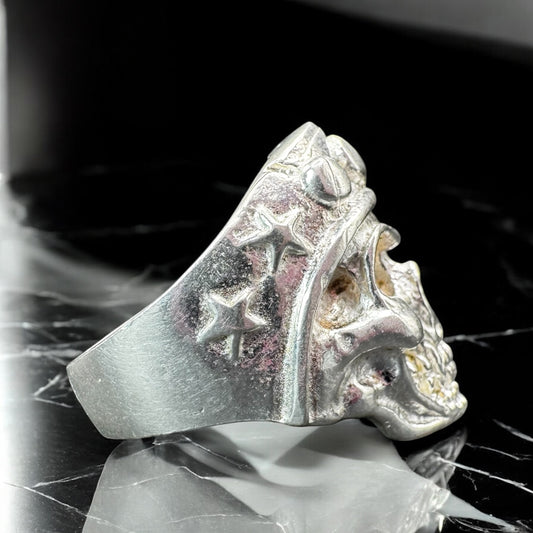 ANILLO CALAVERA PARA CABALLERO EN PLATA MEXICANA .925