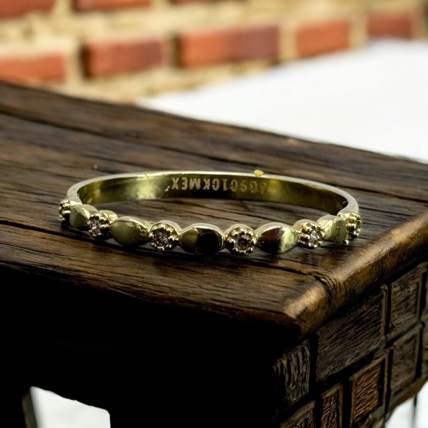 TRIO DE ANILLOS CON DISEÑO EN ORO MEXICANO 10 K