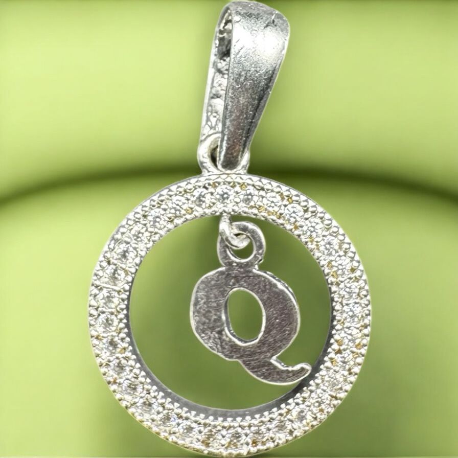 DIJES DE INICIALES EN PLATA MEXICANA .925