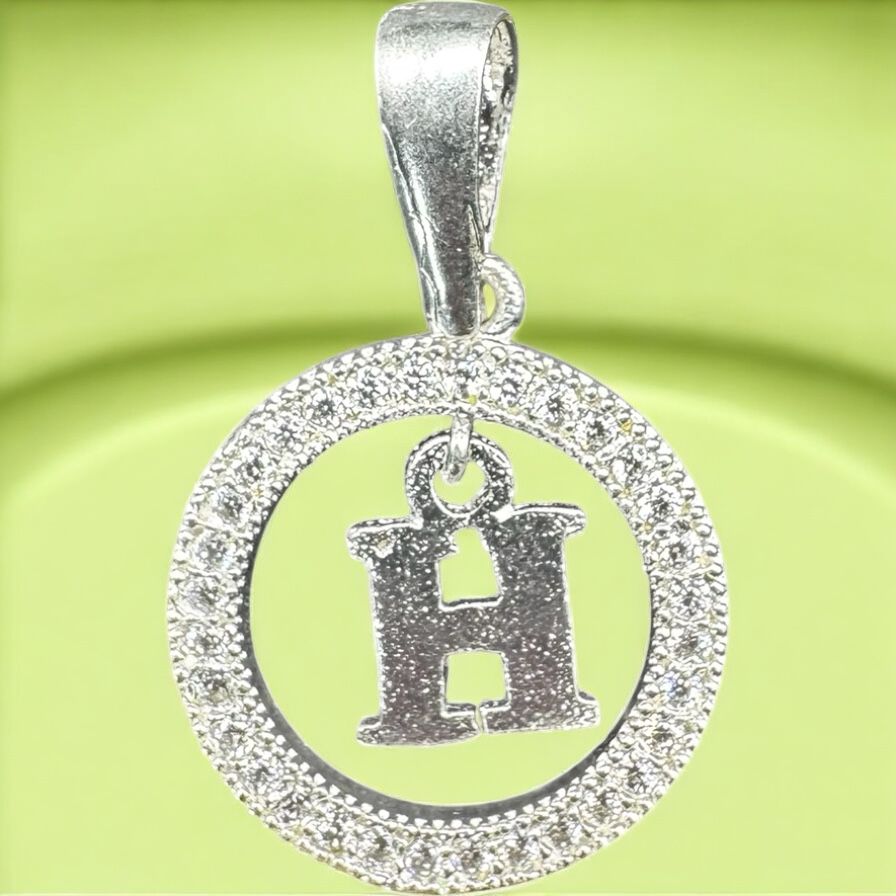 DIJES DE INICIALES EN PLATA MEXICANA .925