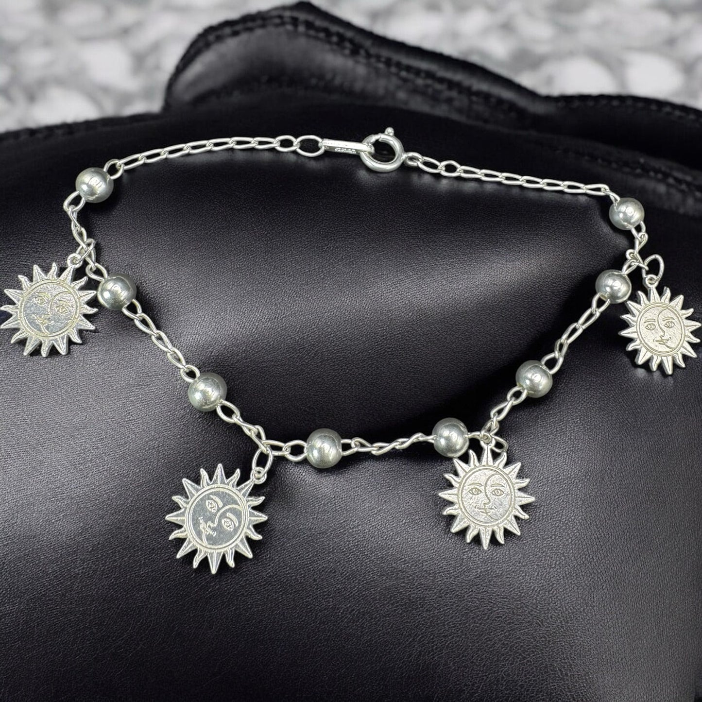 PULSO SOLES EN PLATA MEXICANA .925