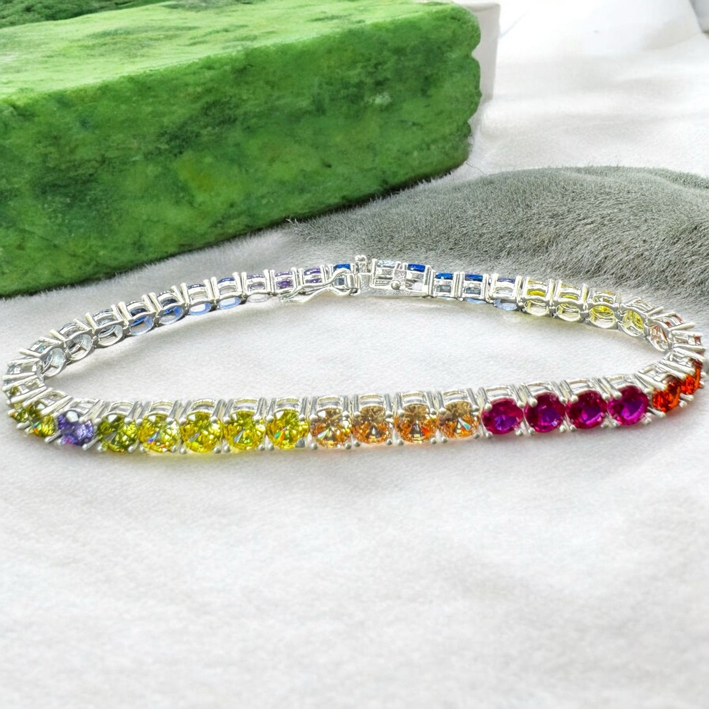 PULSO TENIS EN PLATA MEXICANA .925