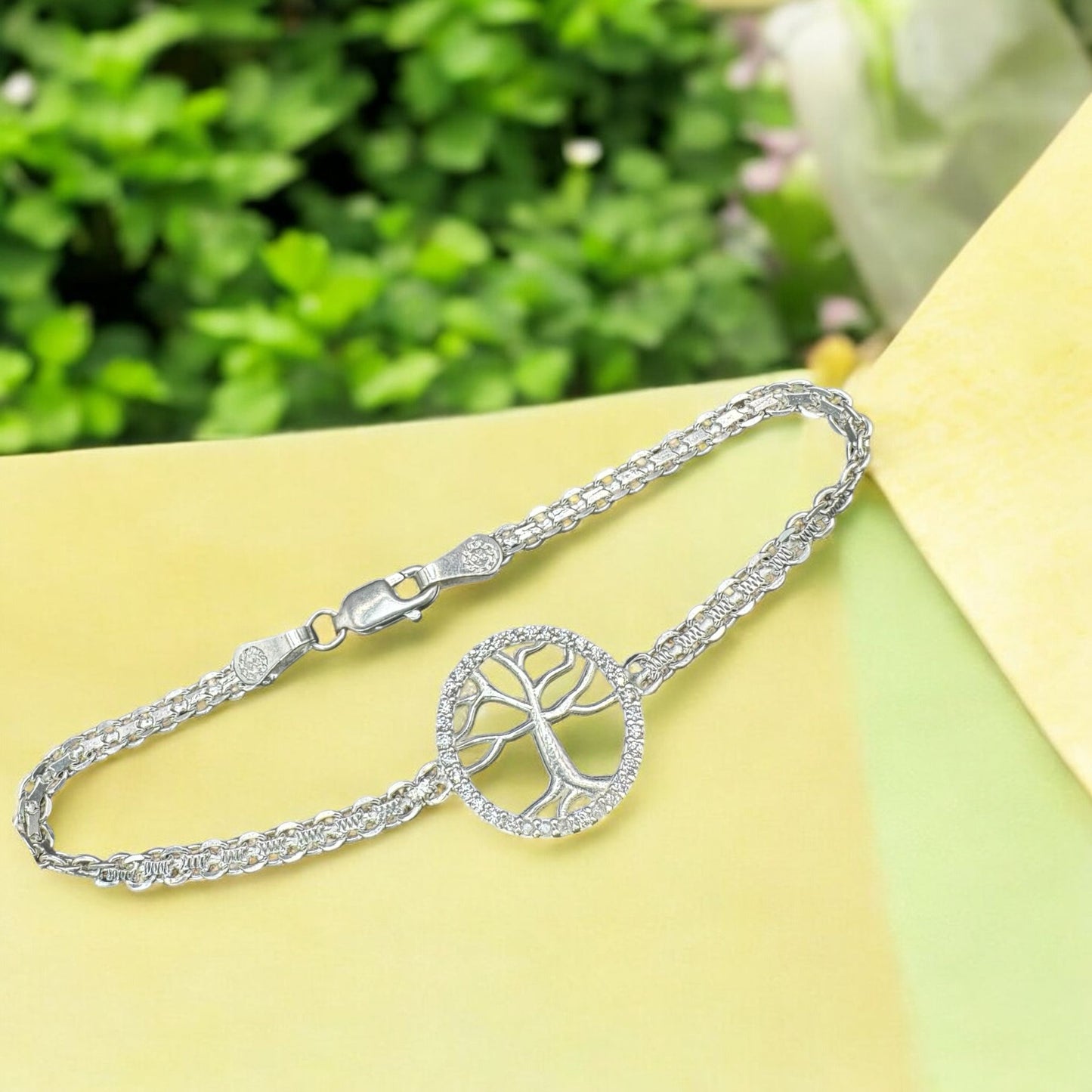 PULSO ARBOL DE LA VIDA EN PLATA MEXICANA .925