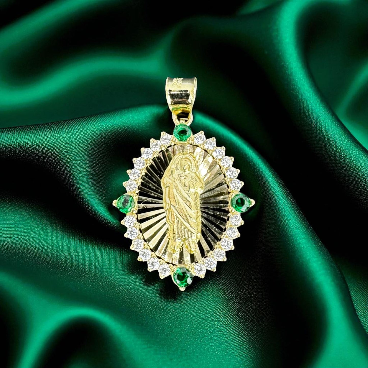 DIJE SAN JUDAS EN ORO MEXICANO 10 K