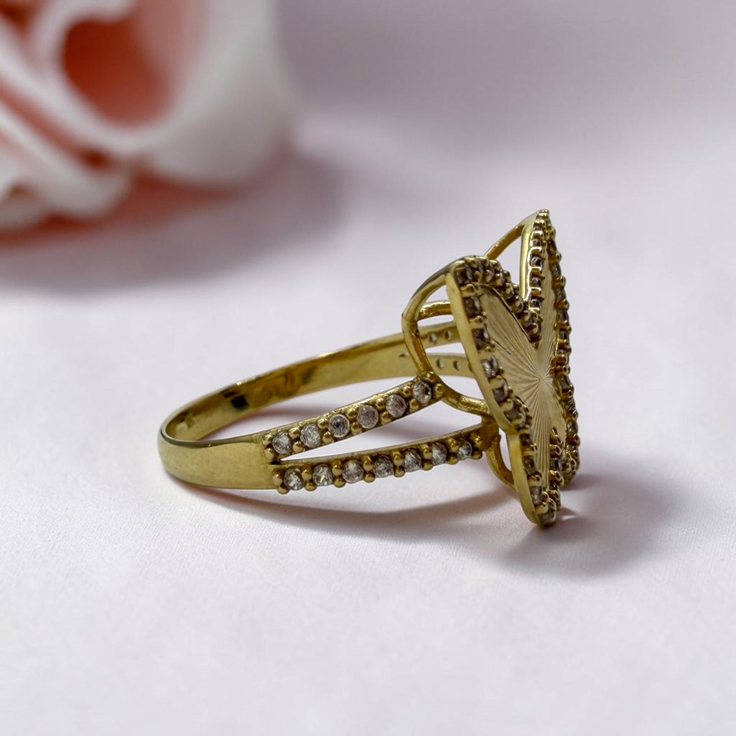 ANILLO MARIPOSA EN ORO MEXICANO 10 K