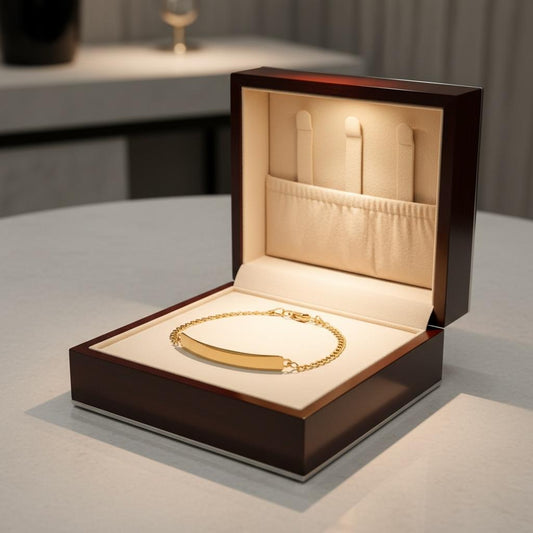 ESCLAVA CUBANA EN ORO MEXICANO 14 K