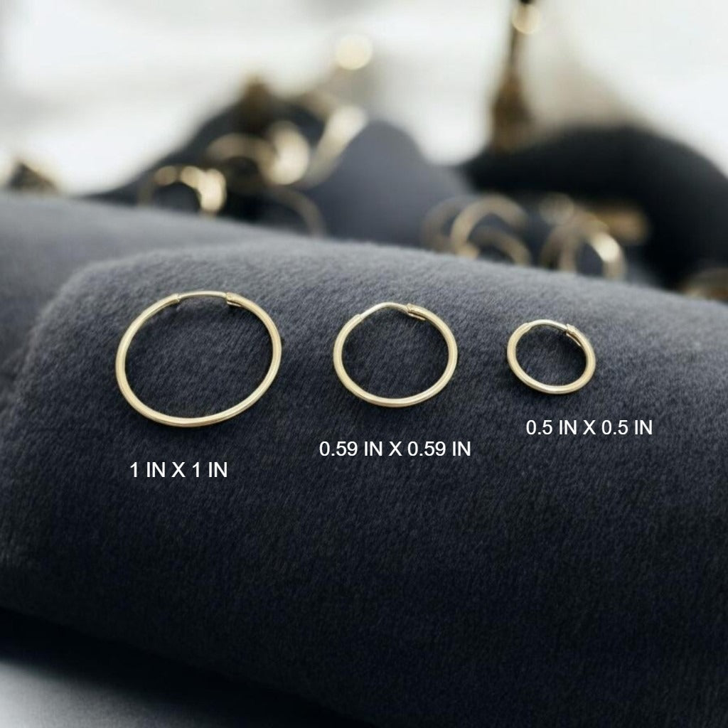 ARRACADAS EN ORO MEXICANO 14 K