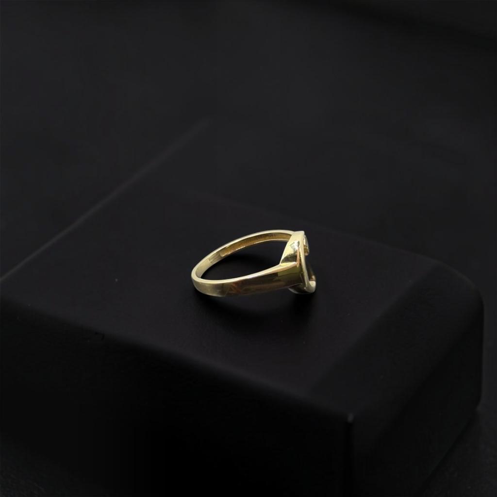 ANILLO LUNA ESTRELLA EN ORO 14 K