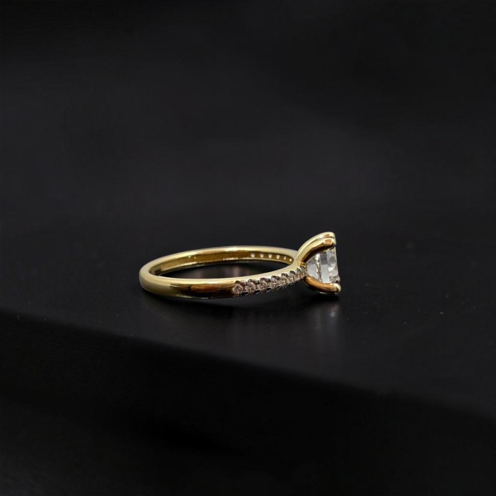 ANILLO DE COMPROMISO EN ORO 14 K