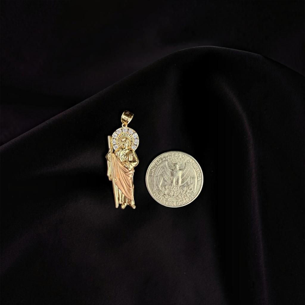DIJE SAN JUDAS EN ORO 14 K