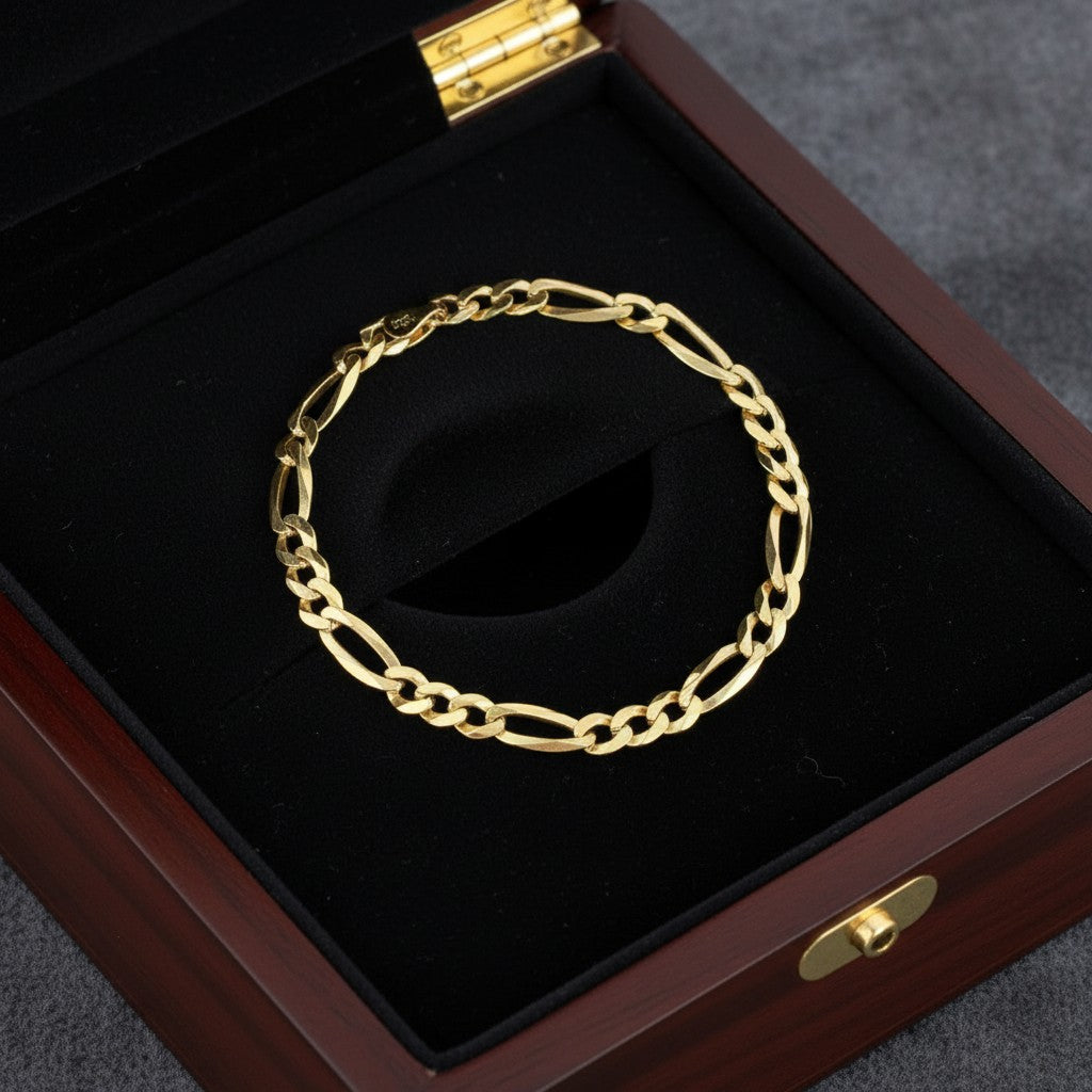 PULSO FIGARO EN ORO 14 K