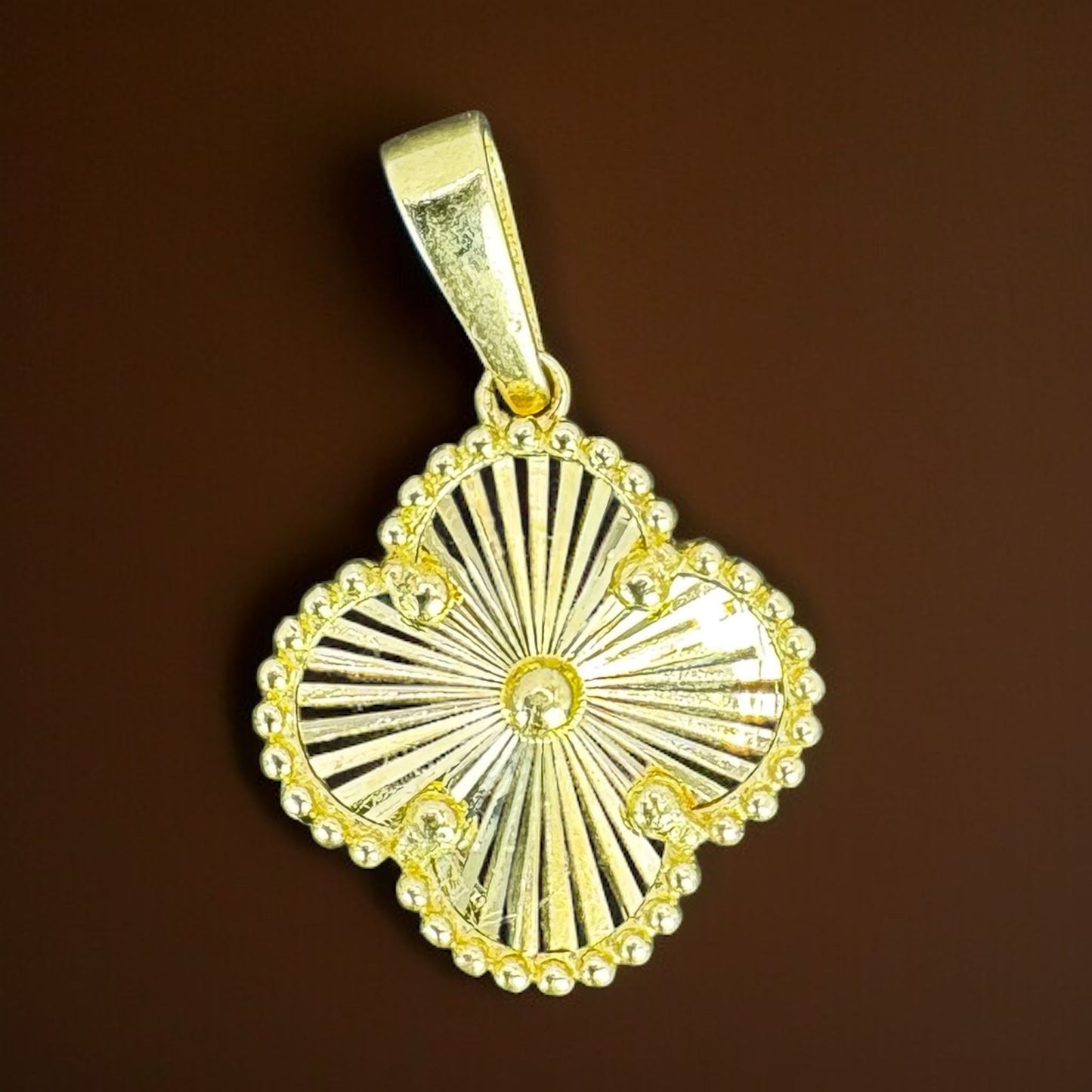 DIJE TREBOL EN ORO MEXICANO 10 K