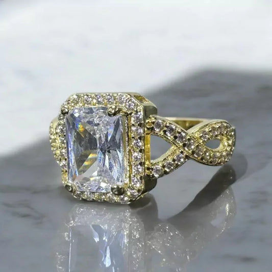 ANILLO DE COMPROMISO EN ORO MEXICANO 10 K
