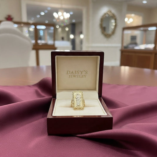 ANILLO DE SAN JUDAS EN ORO 14 K