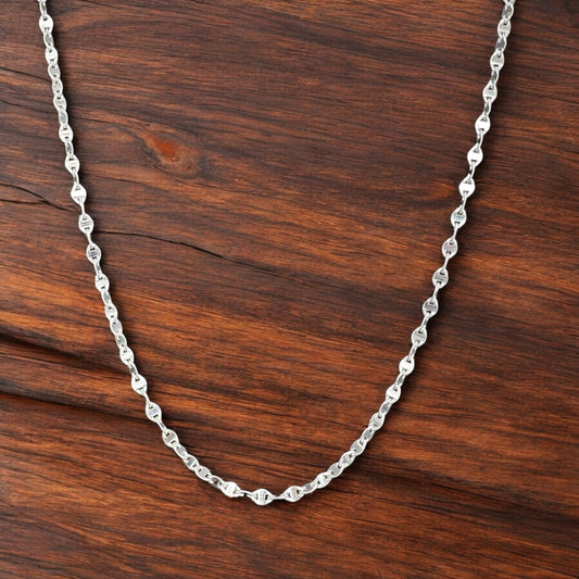 CADENA MARINERA EN PLATA MEXICANA .925