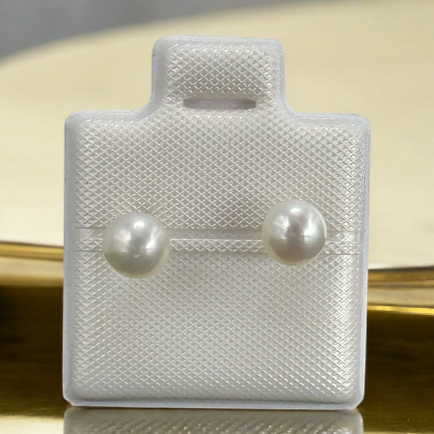 BROQUEL PERLA EN ORO 10 K