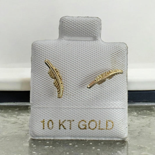 BROQUEL PLUMA EN ORO MEX. 10 K
