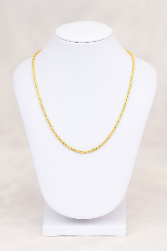 CADENA TORSAL EN ORO MEXICANO 10 K