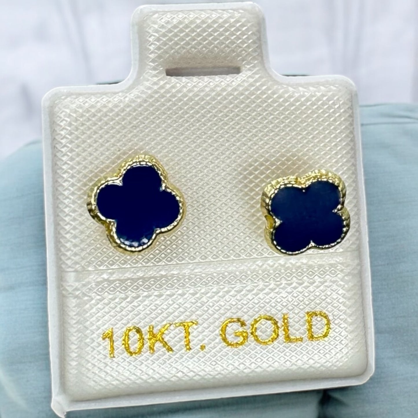 10K Mexican Gold Clover Buckle