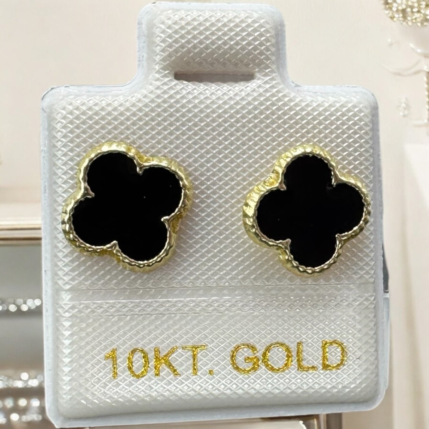 10K Mexican Gold Clover Buckle