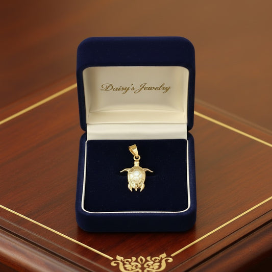 10K GOLD TURTLE PENDANT