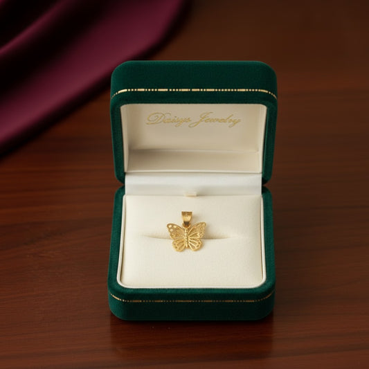 DIJE MINI MARIPOSA EN ORO 10 K
