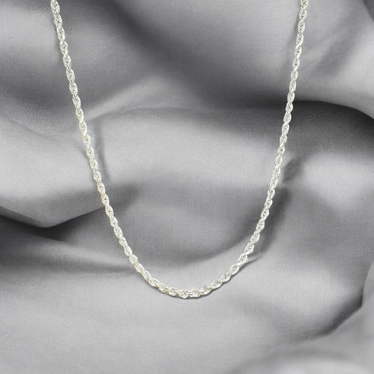 CADENA TORSAL DELGADA EN PLATA MEXICANA .925