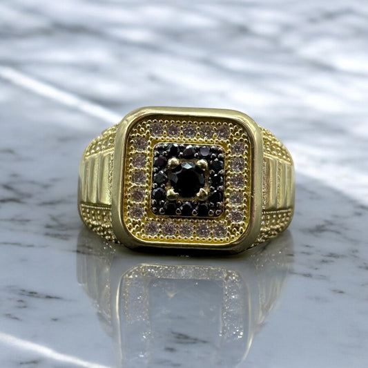 ANILLO PARA CABALLERO EN ORO MEXICANO 10 K