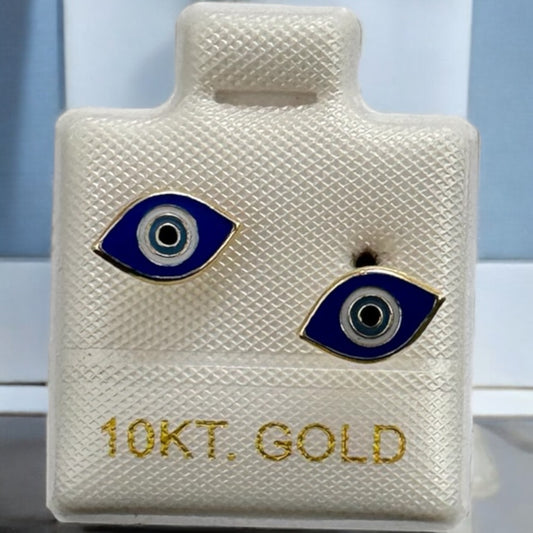 BROQUEL OJO TURCO EN ORO MEX. 10 K