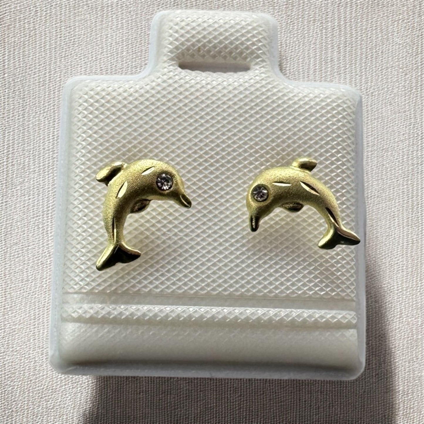 BROQUEL DELFIN EN ORO MEX. 10 K