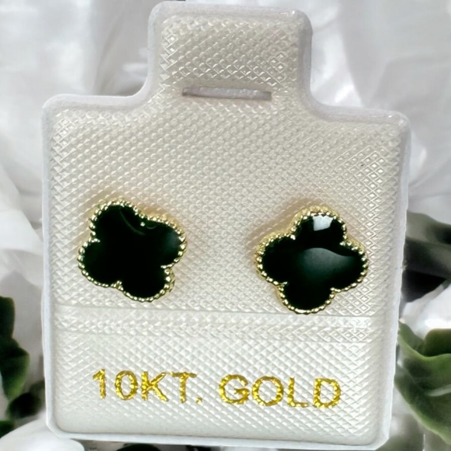 10K Mexican Gold Clover Buckle