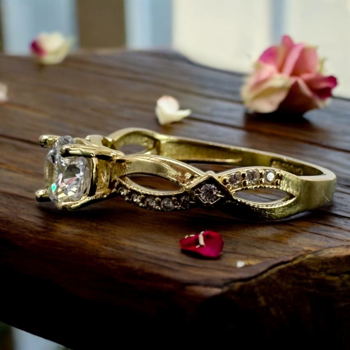 ANILLO DE COMPROMISO EN ORO MEXICANO 10 K