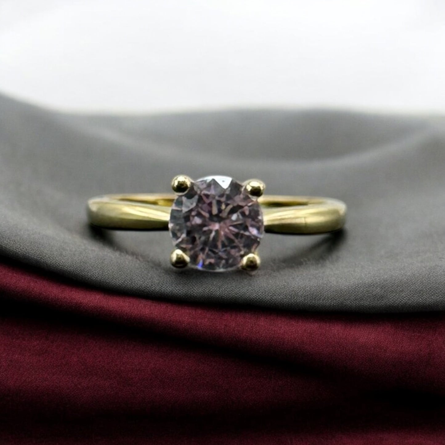 ANILLO DE COMPROMISO EN ORO MEXICANO 10 K
