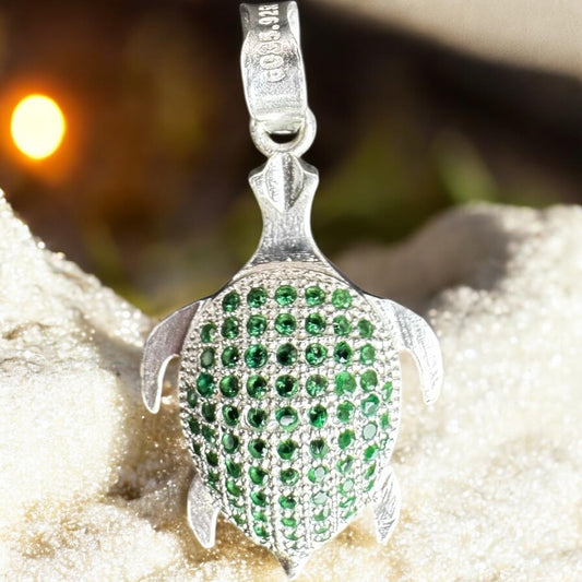 DIJE TORTUGA EN PLATA MEXICANA .925