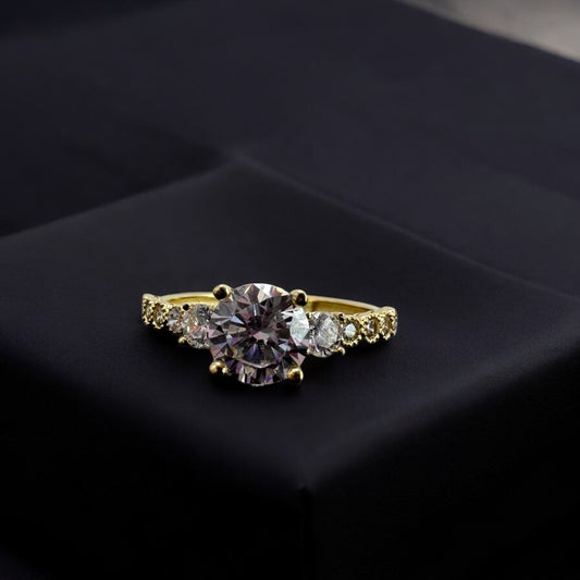 ANILLO DE COMPROMISO EN ORO MEXICANO 10 K
