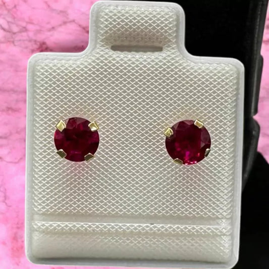 BROQUEL ROSA FIUCHA EN ORO MEX. 10 K