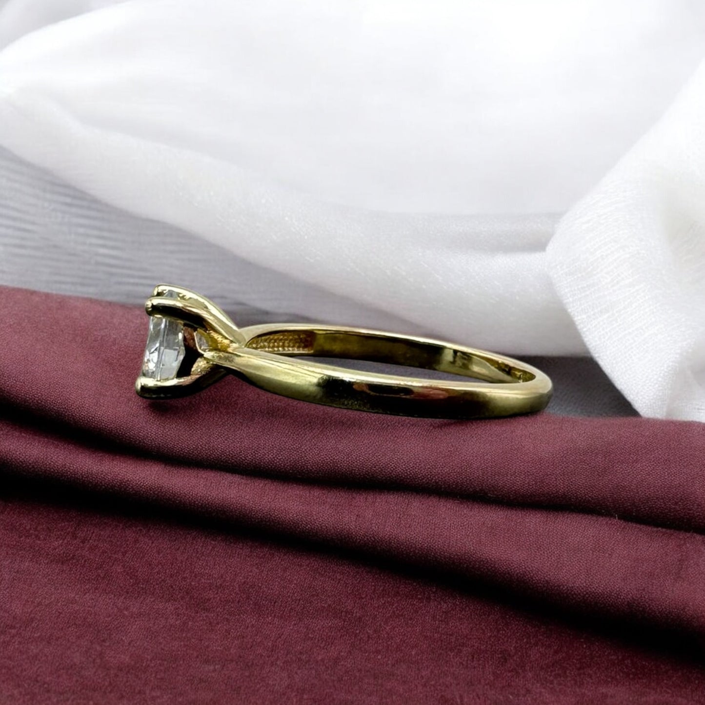ANILLO DE COMPROMISO EN ORO MEXICANO 10 K