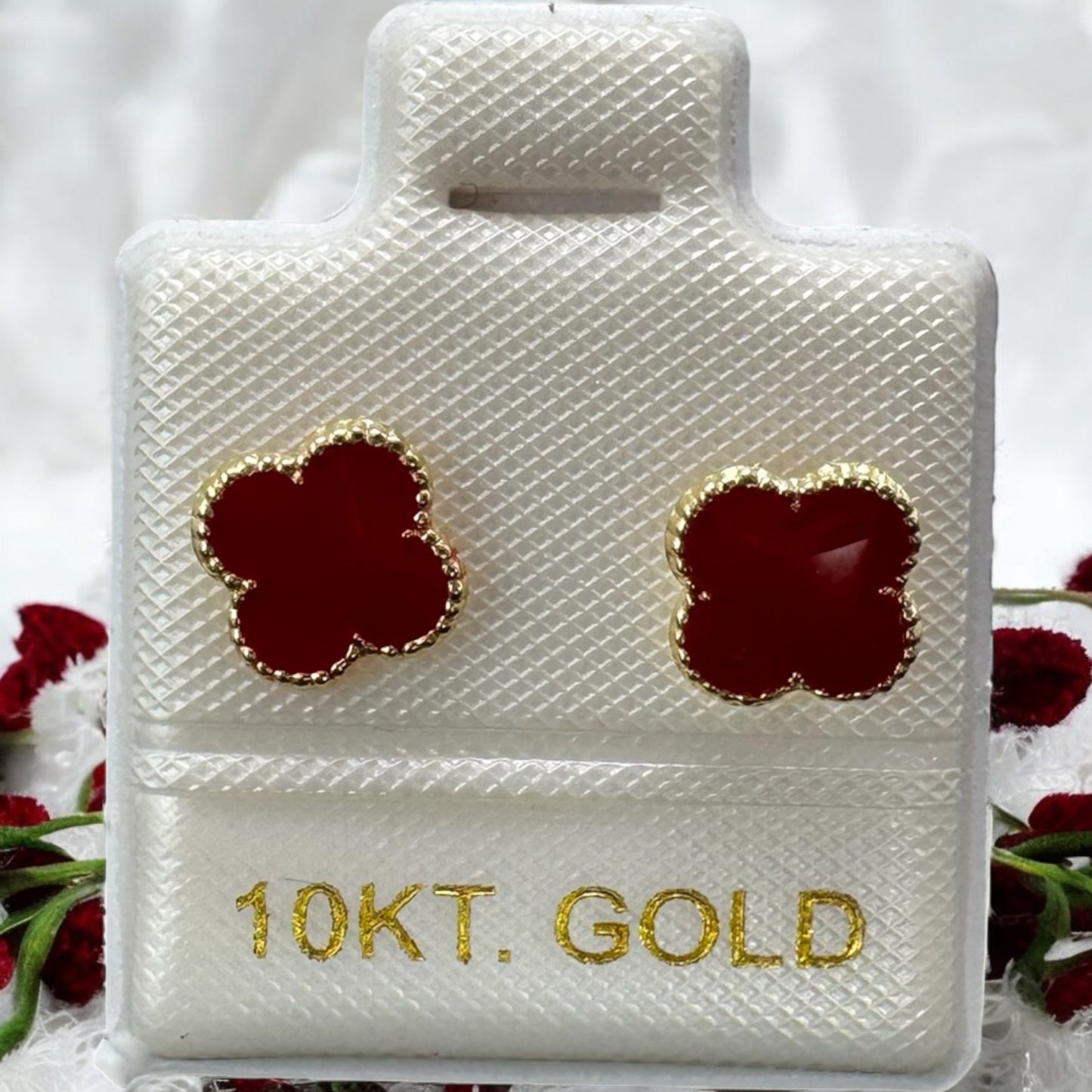 10K Mexican Gold Clover Buckle