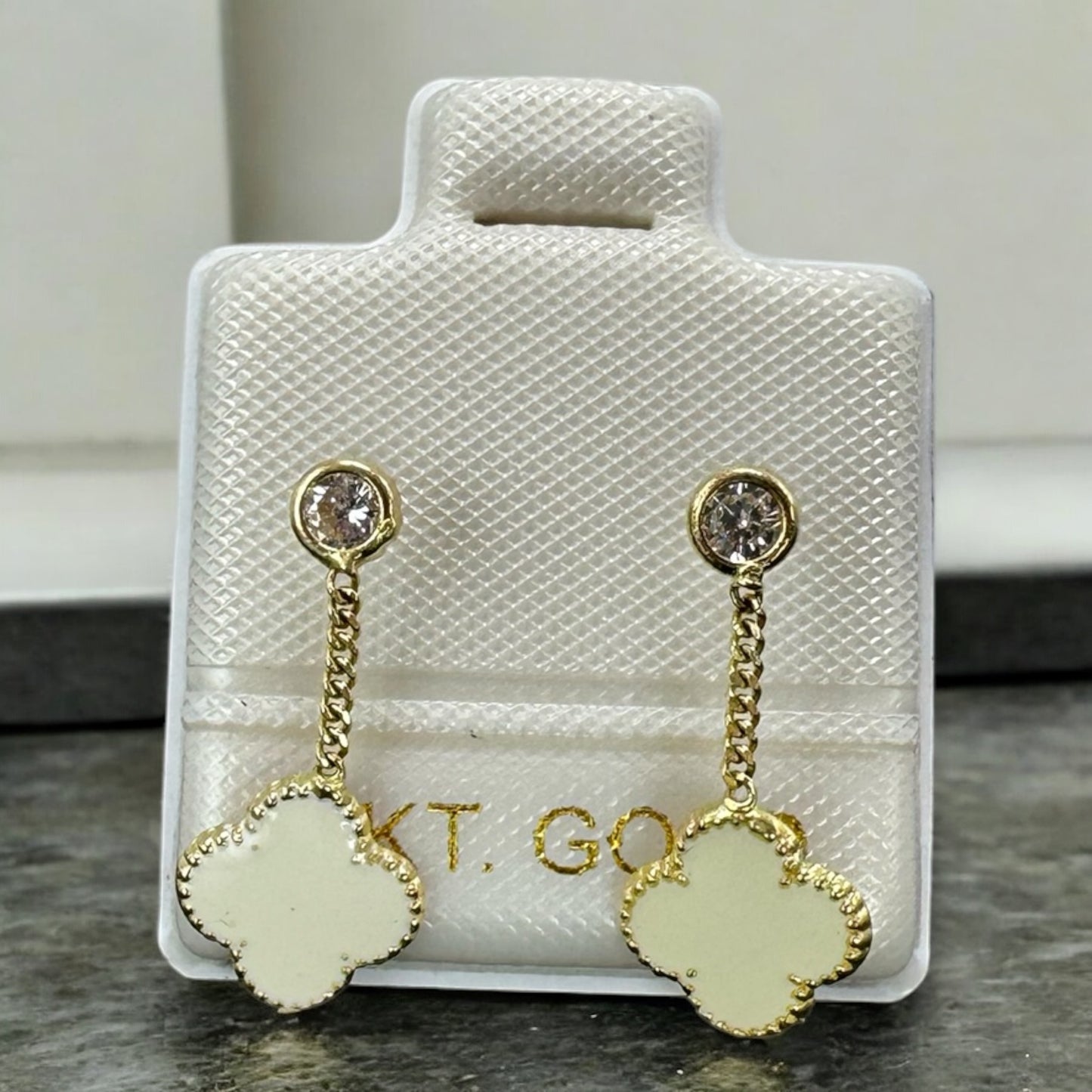 10K Mexican Gold Clover Buckle