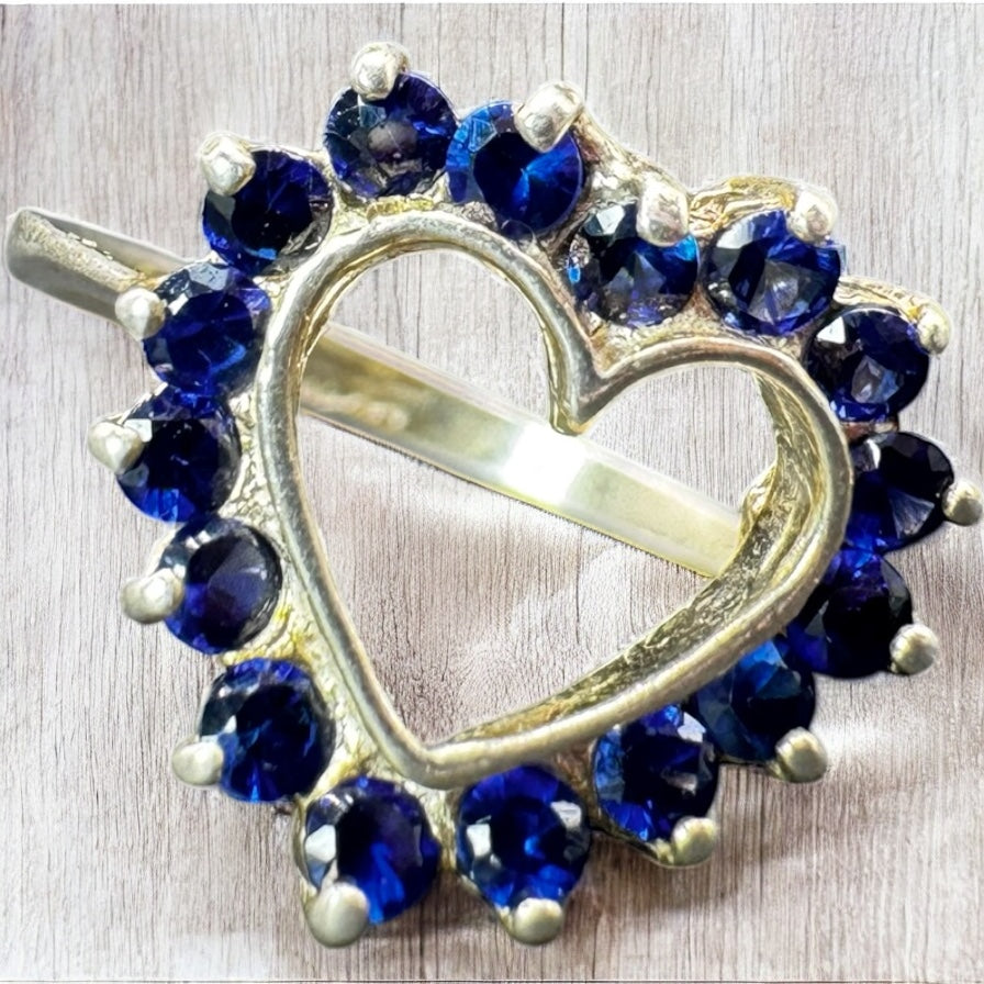 ANILLO CORAZON PARA DAMA EN PLATA MEXICANA .925