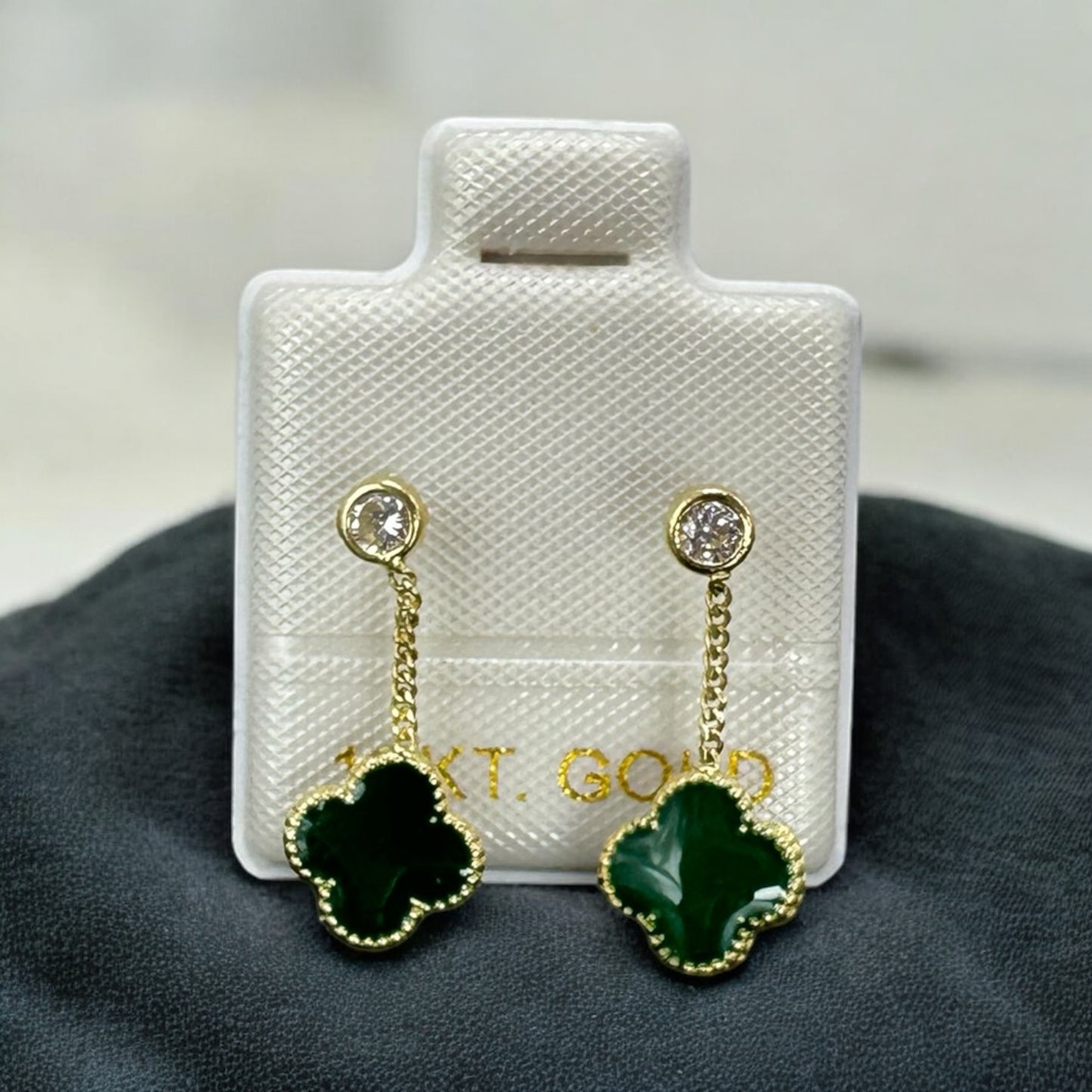10K Mexican Gold Clover Buckle