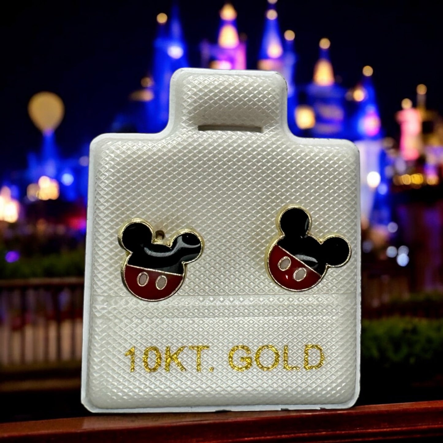 10K MEXICAN GOLD BUCKLE - EARS